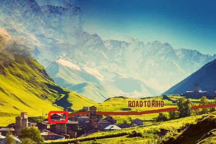 Ushguli Hotel Riho Eksteriør bilde